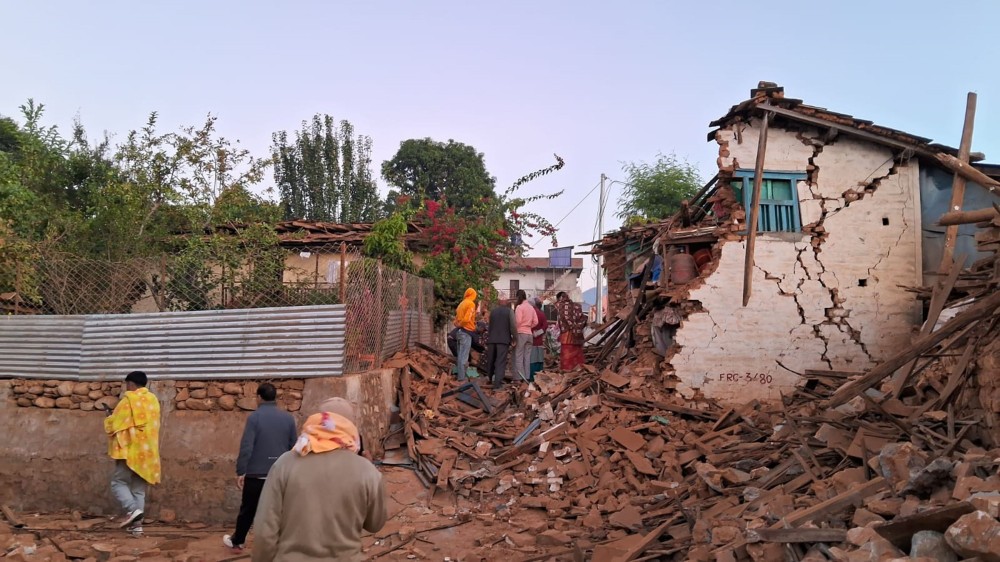 जाजरकोट रामिडाँडा केन्द्रबिन्दु बनाएर ६ दशमलब ४ म्याग्निच्युडको भूकम्प गएको छ।