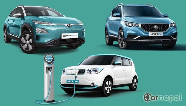 विद्युतीय गाडीको आयात बढयाे ।