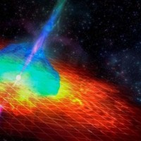 ताराहरू ब्ल्याक होलमा ठोकिँदा ।