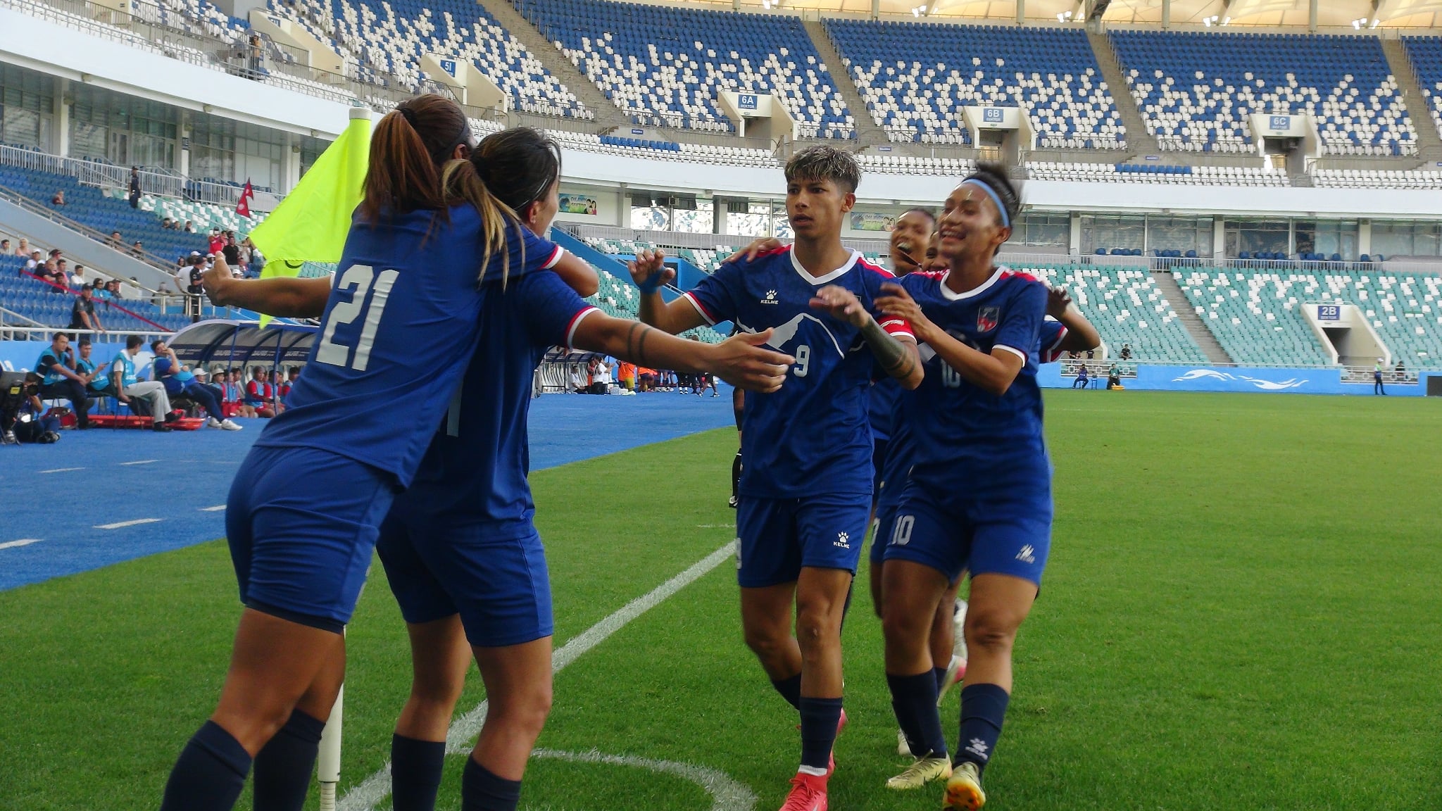 सयौँ खेलमा नेपालको लाओसमाथि सान्दार जित ।